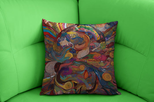 Van Gyps Velvet Pillow