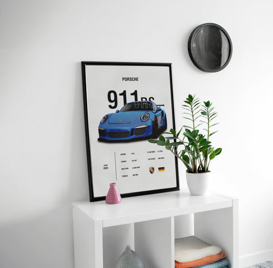 Porsche 911 Photo Frame