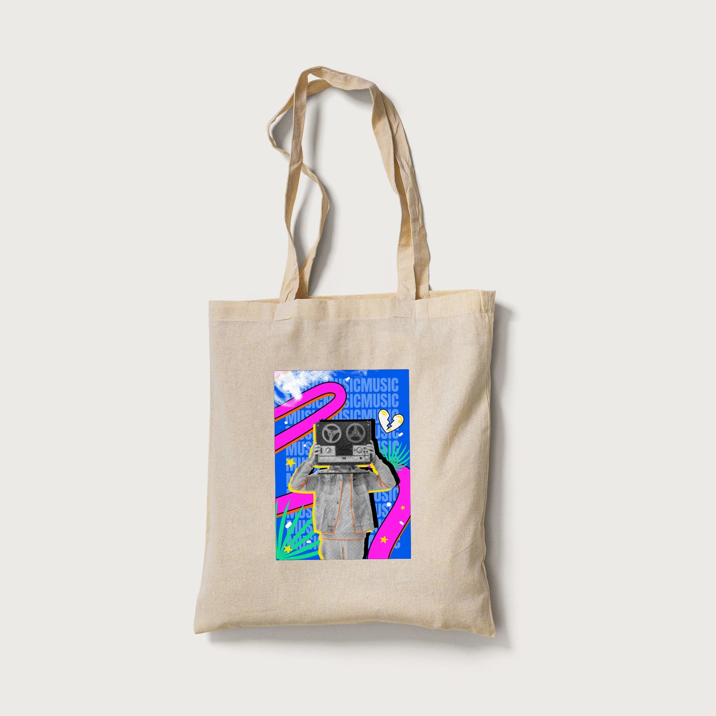 Music All Around The World Tote Bag