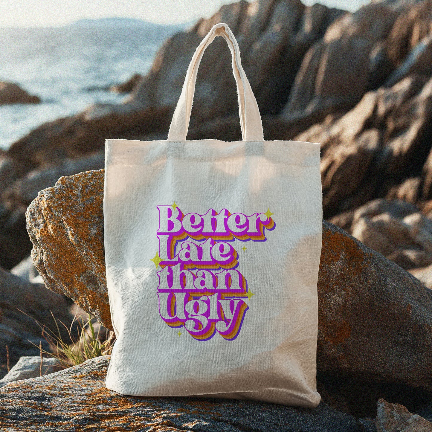 Late Cute Tote Bag