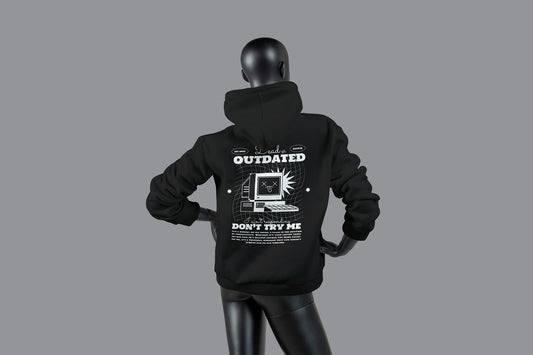 Black Unisex Outdated G Hoodie