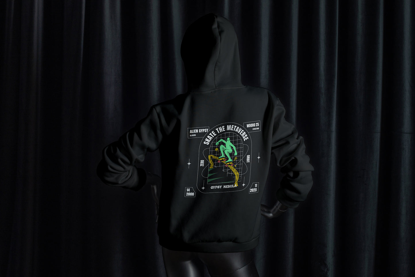 Black Skate The Metaverse G Hoodie