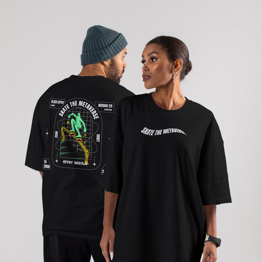 Black Nebula Oversize T-Shirt