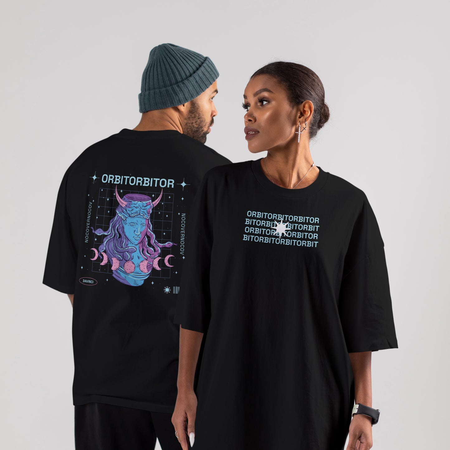 Black Orbit Oversize T-Shirt