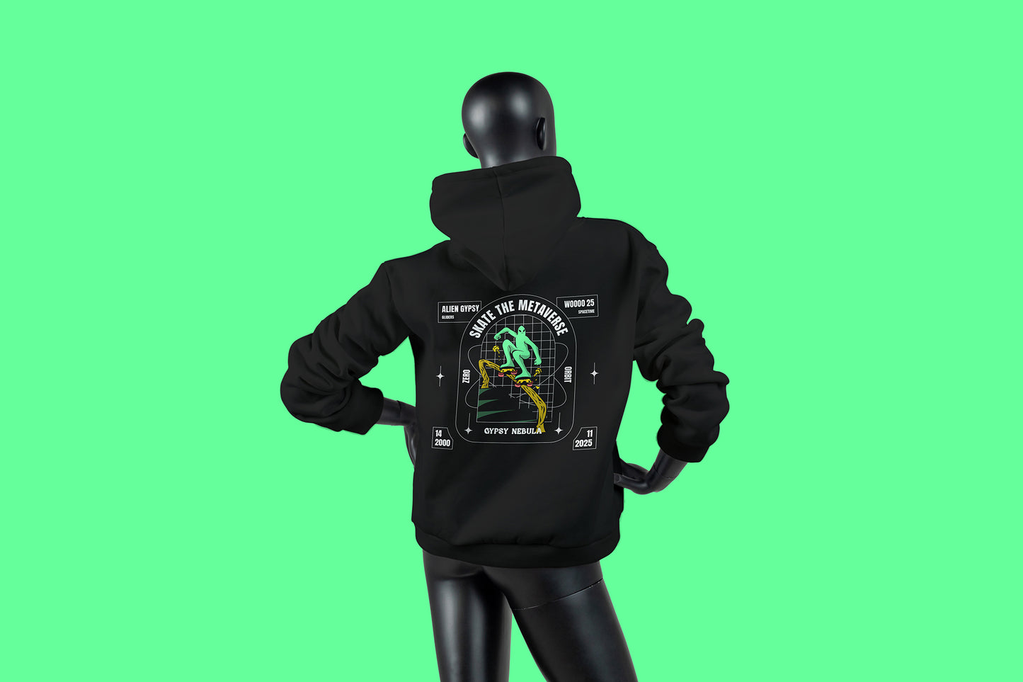 Black Skate The Metaverse G Hoodie